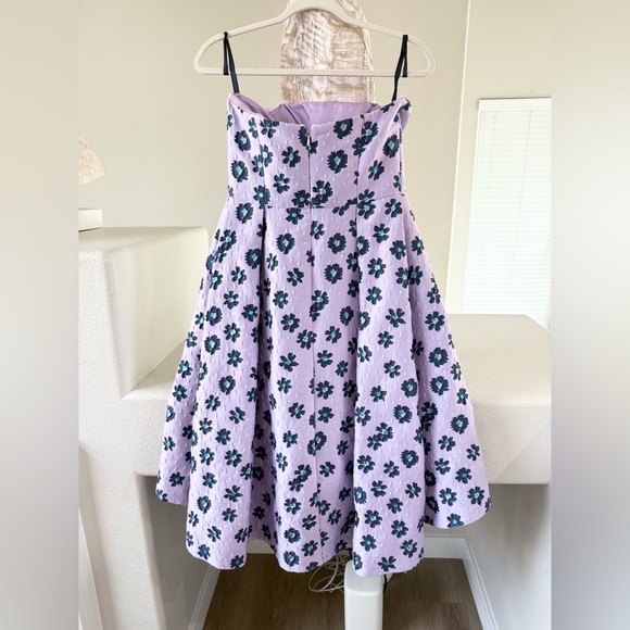 Shoshanna Novara lavender Strapless Floral Dress – Size 8 – Like New - Picture 5 of 12